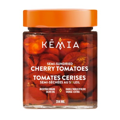 Tomates Cerises semi-séchées au Soleil